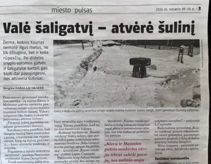 Kviečia gyventojus nelikti abejingiems